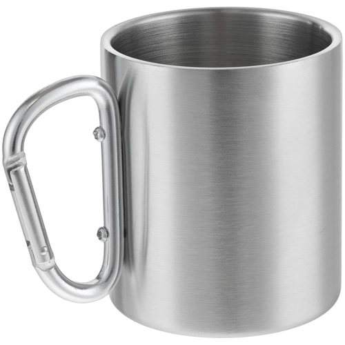 Кружка Trek, с серебристой ручкой-карабином Кружка Trek, с серебристой ручкой-карабином