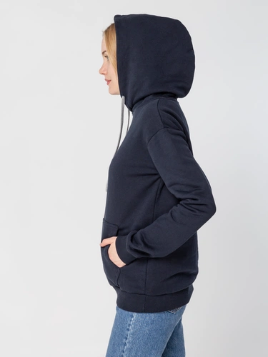 Толстовка с капюшоном Unit Kirenga Heavy, темно-синяя Толстовка с капюшоном Unit Kirenga Heavy, темно-синяя