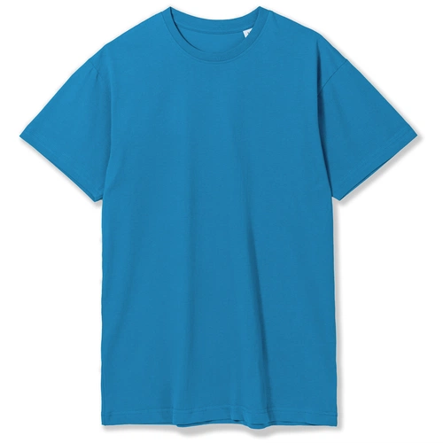 Футболка унисекс T-Bolka 180, бирюзовая Футболка унисекс T-Bolka 180, бирюзовая