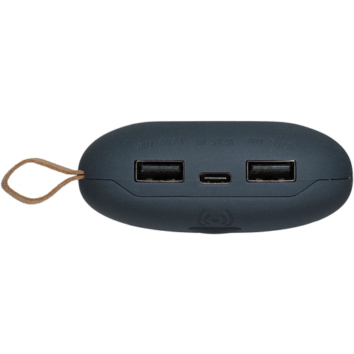 Аккумулятор с беспроводной зарядкой Pebble Wireless 9000 мАч, серо-синий Аккумулятор с беспроводной зарядкой Pebble Wireless 9000 мАч, серо-синий