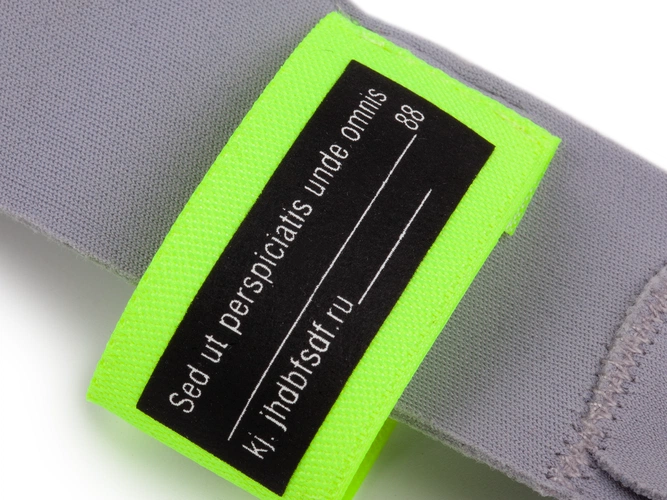 Козырек Begi, серый с нанесением и кастомизацией Козырек Begi, серый с нанесением и кастомизацией