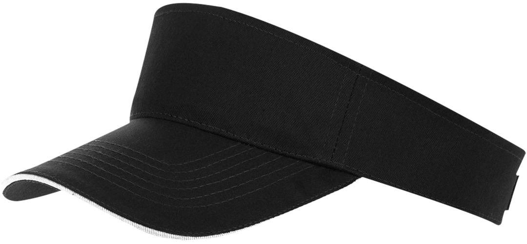Козырек Ace, черный с белым Козырек Ace, черный с белым