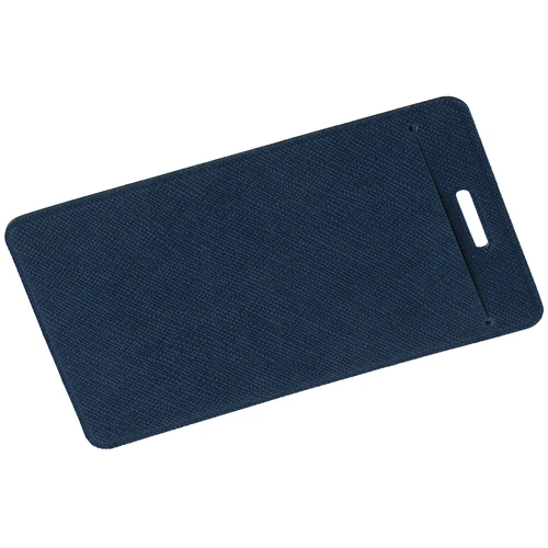 Чехол для пропуска с ретрактором Devon, синий Чехол для пропуска с ретрактором Devon, синий