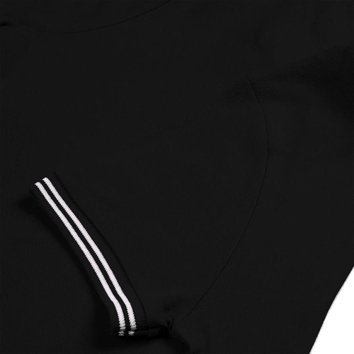 Рубашка поло женская Virma Stripes Lady, черная Рубашка поло женская Virma Stripes Lady, черная