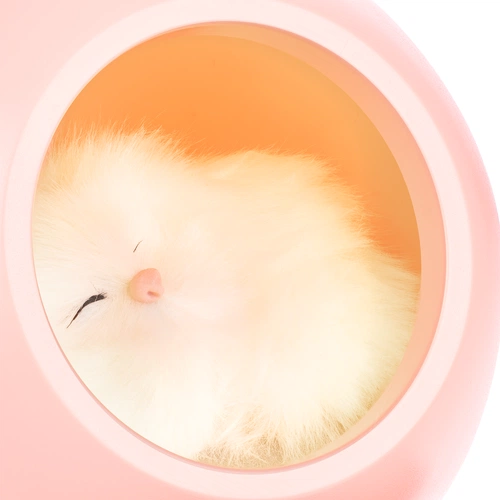 Беспроводная лампа-колонка Right Meow, розовая Беспроводная лампа-колонка Right Meow, розовая