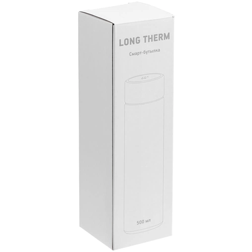 Смарт-бутылка с заменяемой батарейкой Long Therm, синяя Смарт-бутылка с заменяемой батарейкой Long Therm, синяя