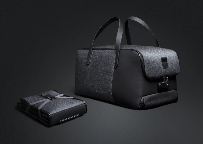 Дорожная сумка FlexPack Go, темно-серая Дорожная сумка FlexPack Go, темно-серая