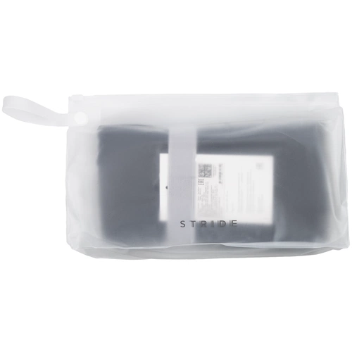 Спортивное полотенце Vigo Medium, черное Спортивное полотенце Vigo Medium, черное