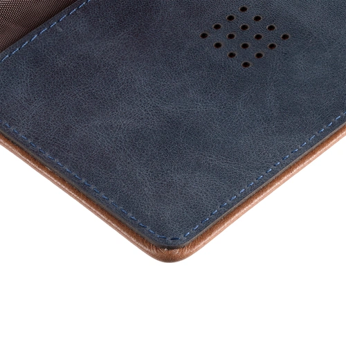 Обложка для паспорта Kalsa Palermo, синяя Обложка для паспорта Kalsa Palermo, синяя