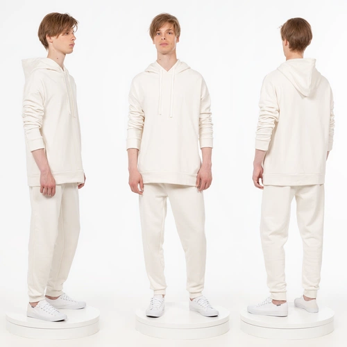 Худи унисекс H2, молочно-белое Худи унисекс H2, молочно-белое