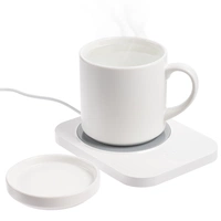 Кружка с подогревом и беспроводной зарядкой dualBase plus, белая