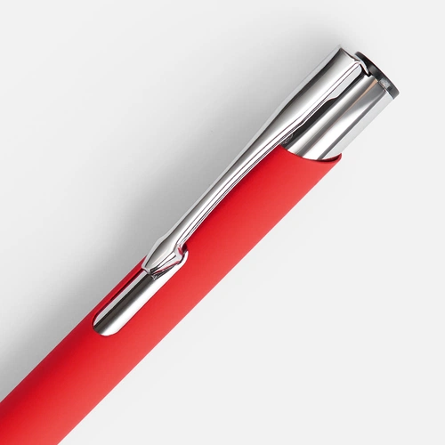 Ручка шариковая Keskus Soft Touch, красная Ручка шариковая Keskus Soft Touch, красная