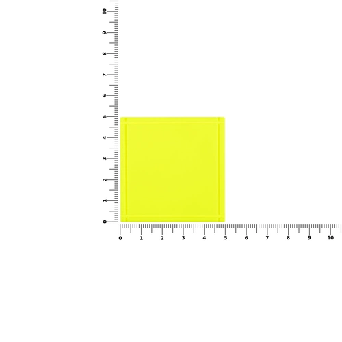 Лейбл из ПВХ Dzeta, L, желтый неон Лейбл из ПВХ Dzeta, L, желтый неон