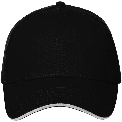 Бейсболка Spiker, черная с белым Бейсболка Spiker, черная с белым