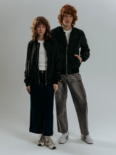 Бомбер Wigton, черный Бомбер Wigton, черный