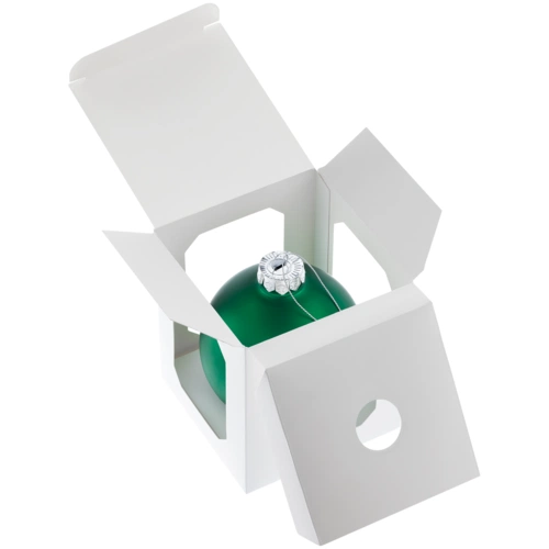 Елочный шар Finery Matt, 10 см, матовый зеленый Елочный шар Finery Matt, 10 см, матовый зеленый