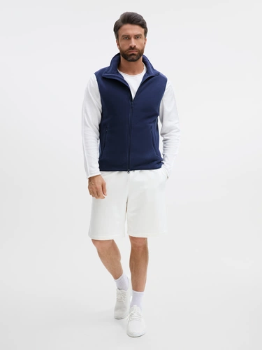 Жилет флисовый унисекс Ben Mac, темно-синий Жилет флисовый унисекс Ben Mac, темно-синий