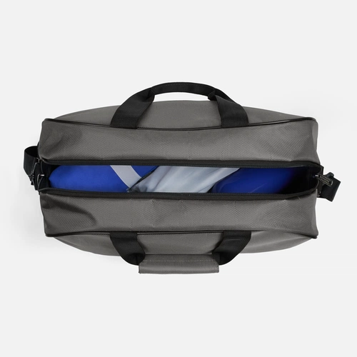 Спортивная сумка Atlantes, серая с черным Спортивная сумка Atlantes, серая с черным