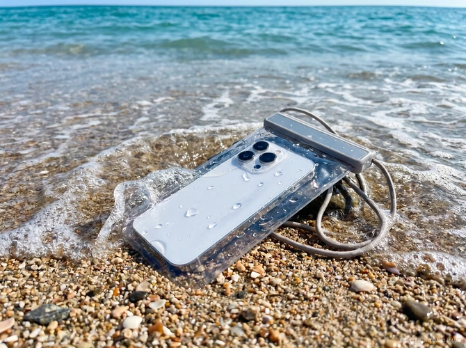 Водонепроницаемый чехол для телефона Aqualock, серый Водонепроницаемый чехол для телефона Aqualock, серый