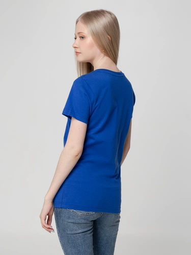 Футболка женская T-bolka Lady, ярко-синяя Футболка женская T-bolka Lady, ярко-синяя