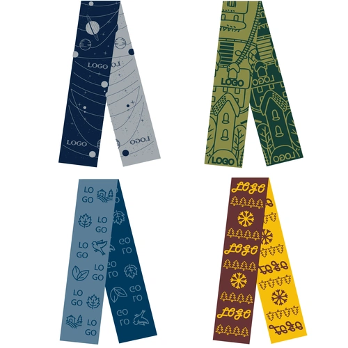 Шарф на заказ Tricksy Light, M, полушерсть Шарф на заказ Tricksy Light, M, полушерсть