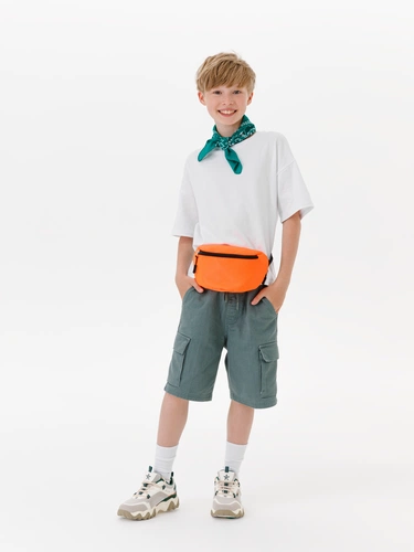 Детская поясная сумка Sonrisa, оранжевая Детская поясная сумка Sonrisa, оранжевая