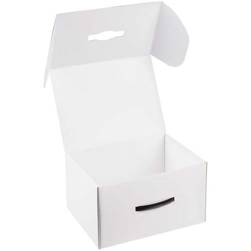 Коробка Matter High Light, белая с черной ручкой Коробка Matter High Light, белая с черной ручкой