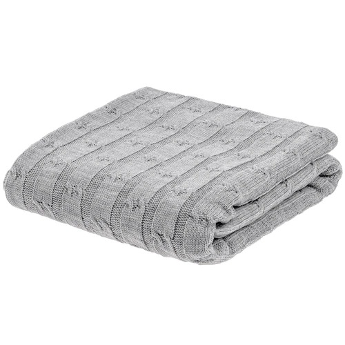 Плед Trenza, светло-серый Плед Trenza, светло-серый