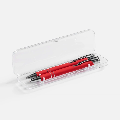 Набор из 2 ручек Keskus Soft Touch, красный Набор из 2 ручек Keskus Soft Touch, красный