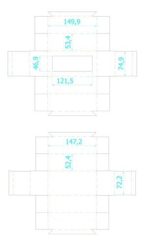 Коробка с окном Vindu, малая Коробка с окном Vindu, малая