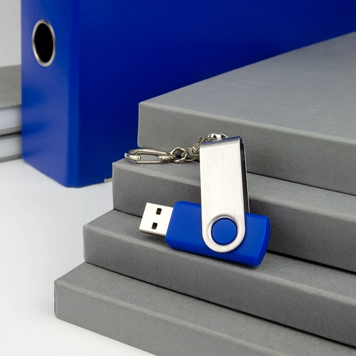 Флешка Twist, синяя, 16 Гб Флешка Twist, синяя, 16 Гб