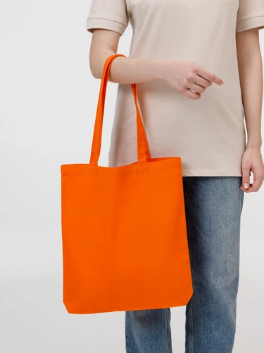 Холщовая сумка Strong 210, оранжевая Холщовая сумка Strong 210, оранжевая