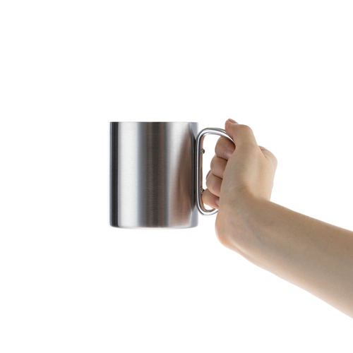 Кружка Trek, с серебристой ручкой-карабином Кружка Trek, с серебристой ручкой-карабином