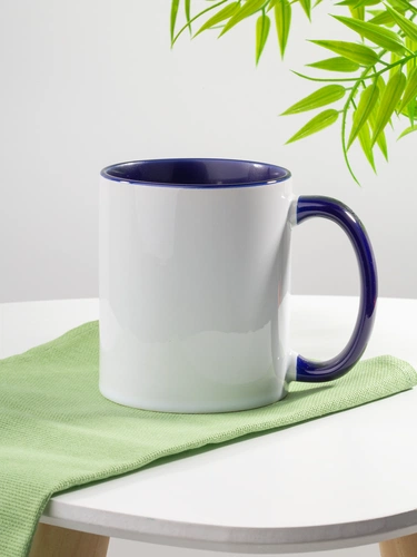 Кружка Promo Plus для сублимационной печати, синяя Кружка Promo Plus для сублимационной печати, синяя