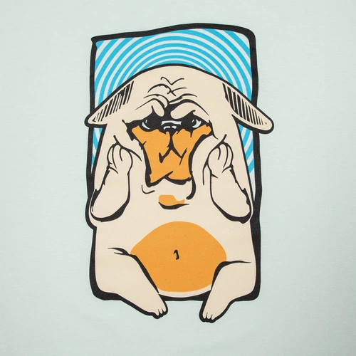 Футболка мужская Deep Thinker, зеленая Футболка мужская Deep Thinker, зеленая