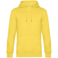 Толстовка с капюшоном унисекс King, желтая