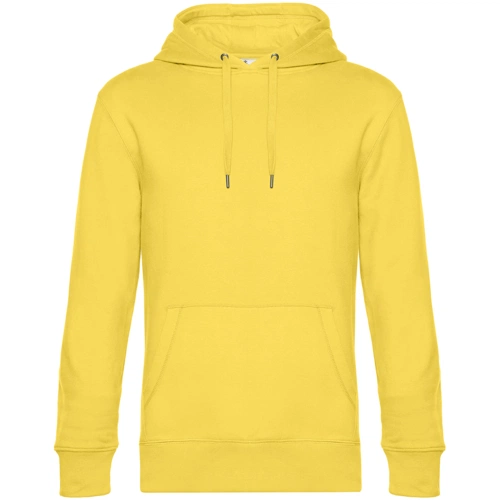 Толстовка с капюшоном унисекс King, желтая Толстовка с капюшоном унисекс King, желтая