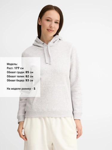 Толстовка женская Spencer Women, светло-серый меланж Толстовка женская Spencer Women, светло-серый меланж
