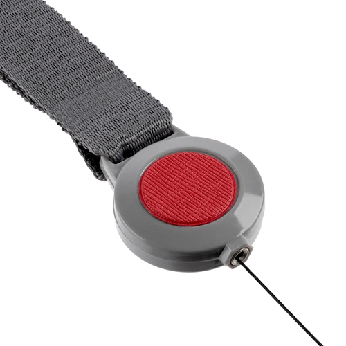 Чехол для пропуска с лентой и ретрактором Devon, красный Чехол для пропуска с лентой и ретрактором Devon, красный