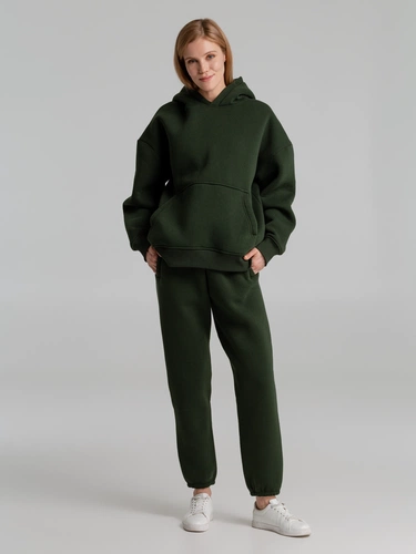 Худи Kulonga Oversize, темно-зеленый (хаки) Худи Kulonga Oversize, темно-зеленый (хаки)