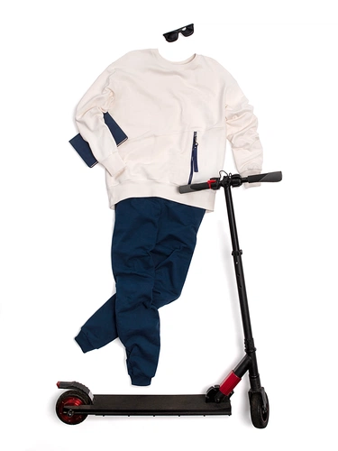 Свитшот унисекс Kosmos 2.0, кремовый Свитшот унисекс Kosmos 2.0, кремовый