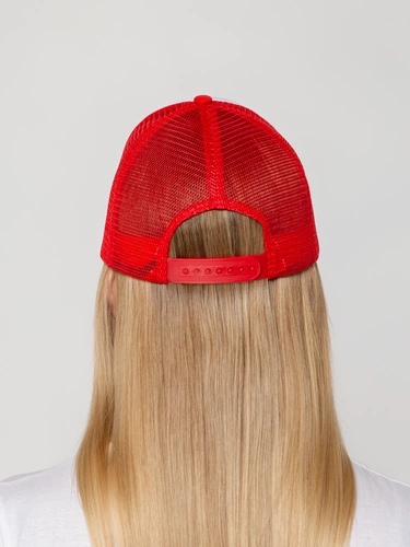 Бейсболка Sunbreaker, красная с белым Бейсболка Sunbreaker, красная с белым