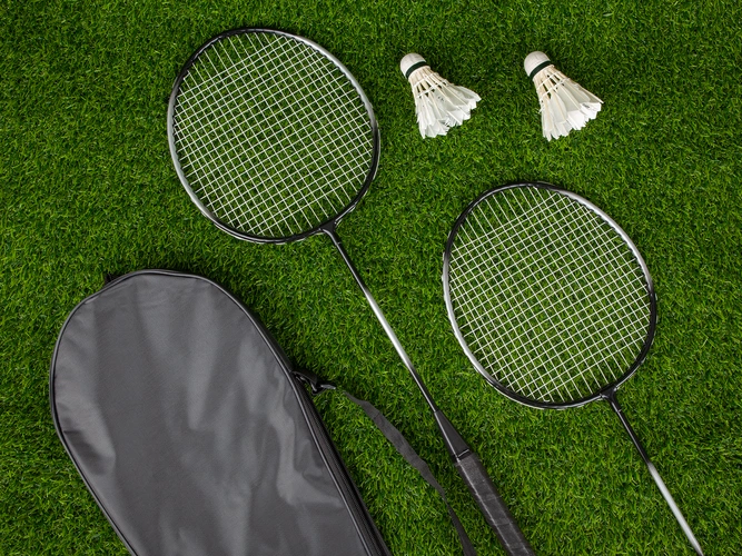 Набор для игры в бадминтон Gloucester, черно-серый Набор для игры в бадминтон Gloucester, черно-серый