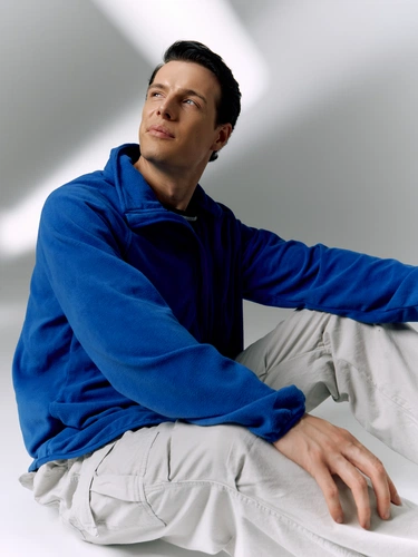 Куртка флисовая унисекс Fliska, ярко-синяя Куртка флисовая унисекс Fliska, ярко-синяя