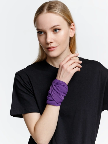 Многофункциональная бандана Dekko, фиолетовая Многофункциональная бандана Dekko, фиолетовая