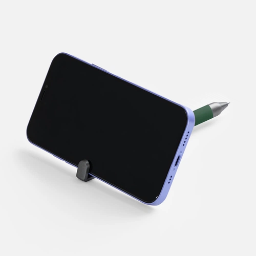Ручка шариковая Standic с подставкой для телефона, зеленая Ручка шариковая Standic с подставкой для телефона, зеленая