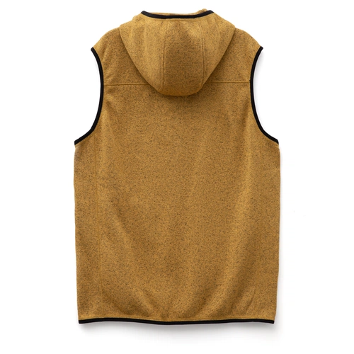 Жилет с капюшоном унисекс Gotland, горчичный Жилет с капюшоном унисекс Gotland, горчичный