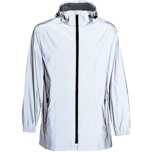 Парка Manifest из светоотражающей ткани, серая Парка Manifest из светоотражающей ткани, серая