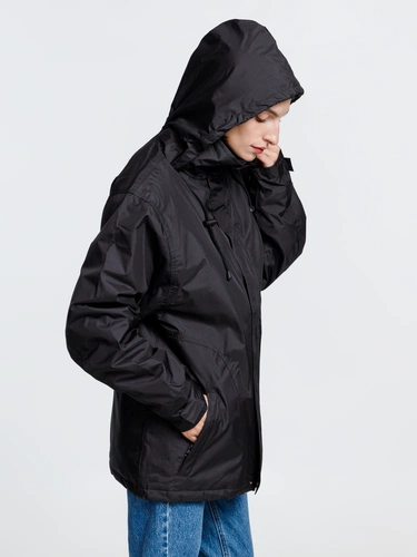 Парка унисекс Liubliana, черная Парка унисекс Liubliana, черная