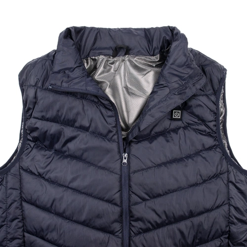 Жилет с подогревом Thermalli Valmorel, темно-синий Жилет с подогревом Thermalli Valmorel, темно-синий